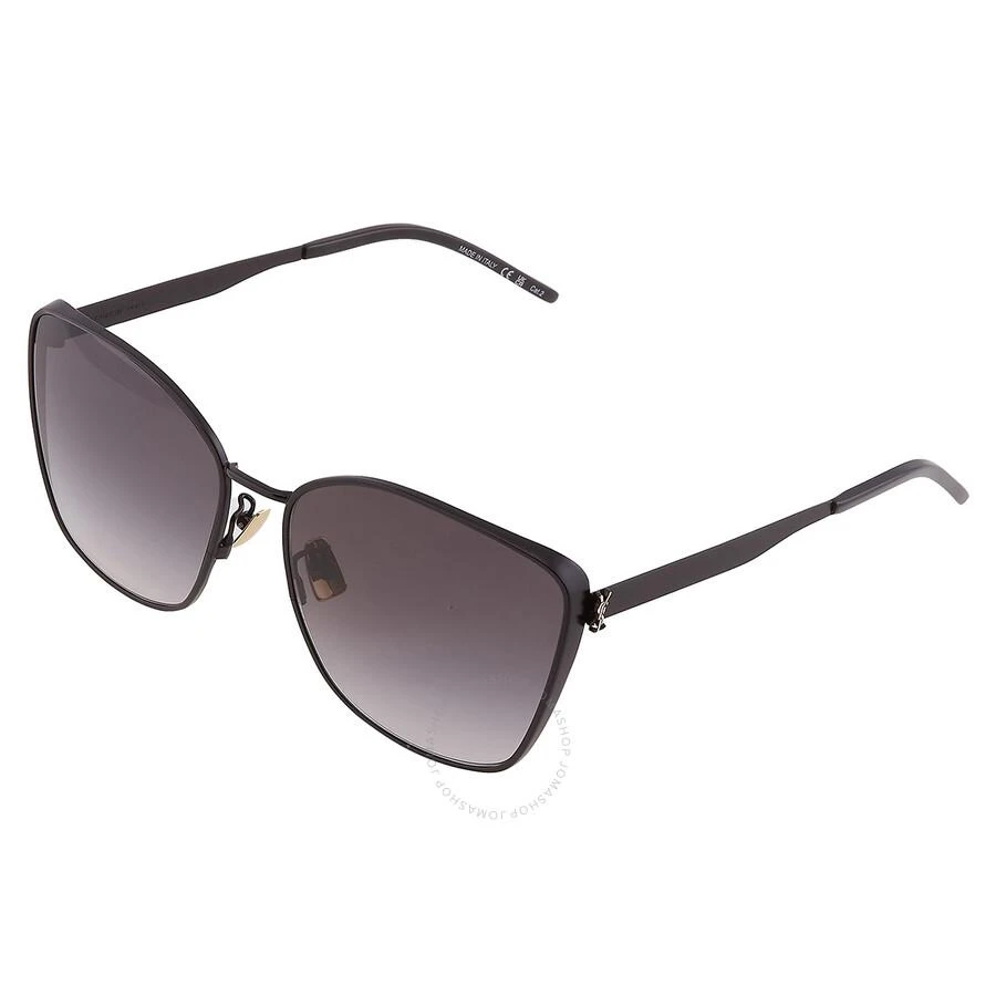 Yves Saint Laurent Grey Gradient Oversized Ladies Sunglasses SL M98 002 62 3