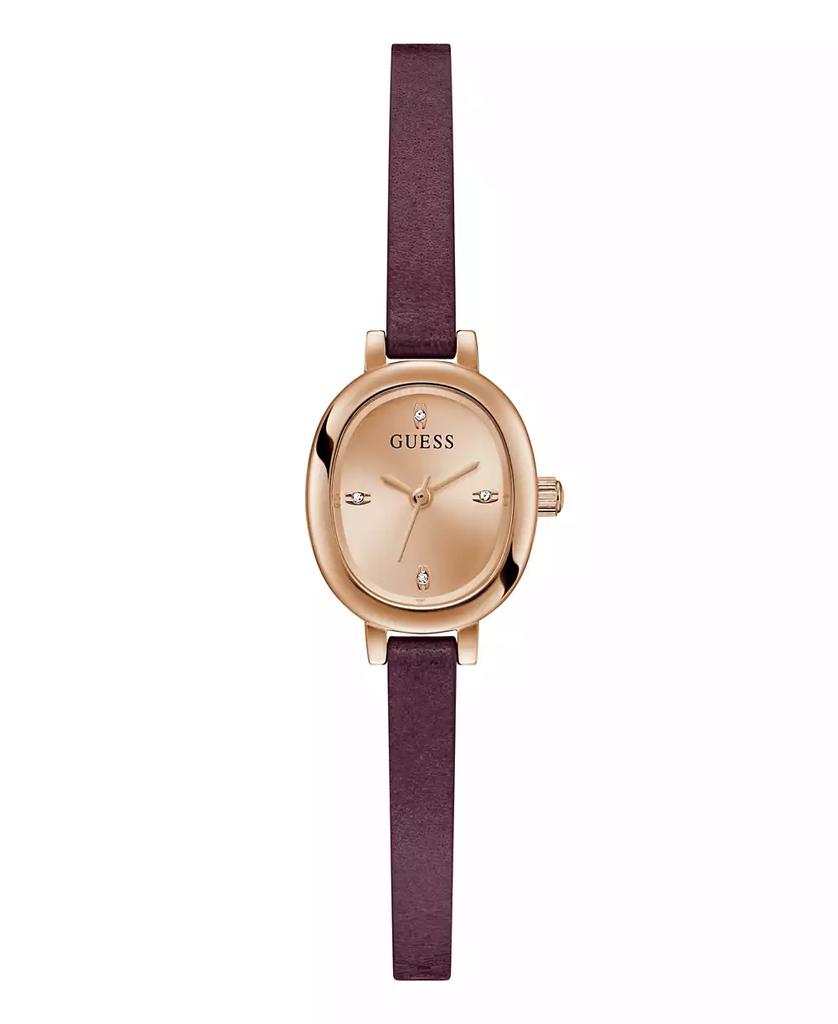 GUESS Women's Rose Gold-Tone Analog Watch, 21mm