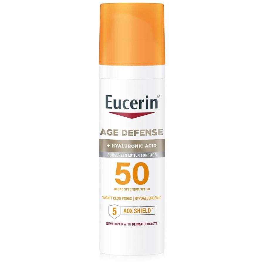 Eucerin Face Sunscreen Lotion SPF 50, Age Defense 4