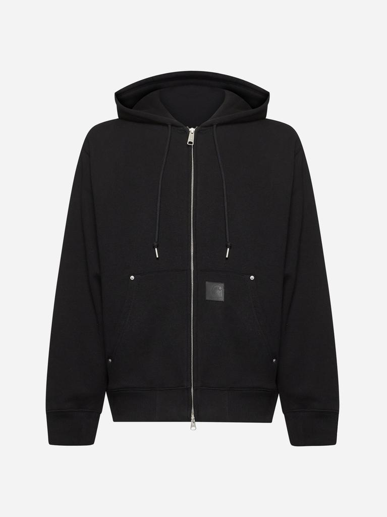 Carhartt WIP Black Hooded Eldon Sweat Jacket