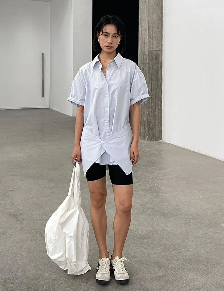 Pixie Market Rolled Sleeve layered Shirt -PREORDER 8