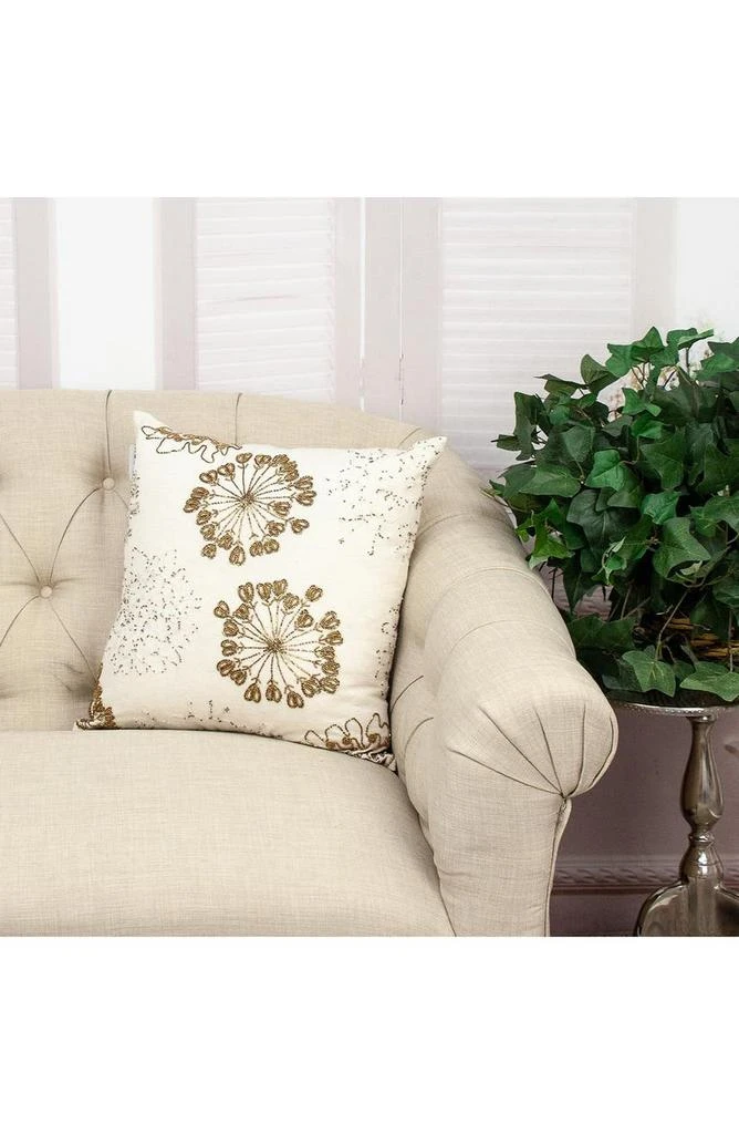 Parkland Periwinkle Beaded Accent Pillow 7