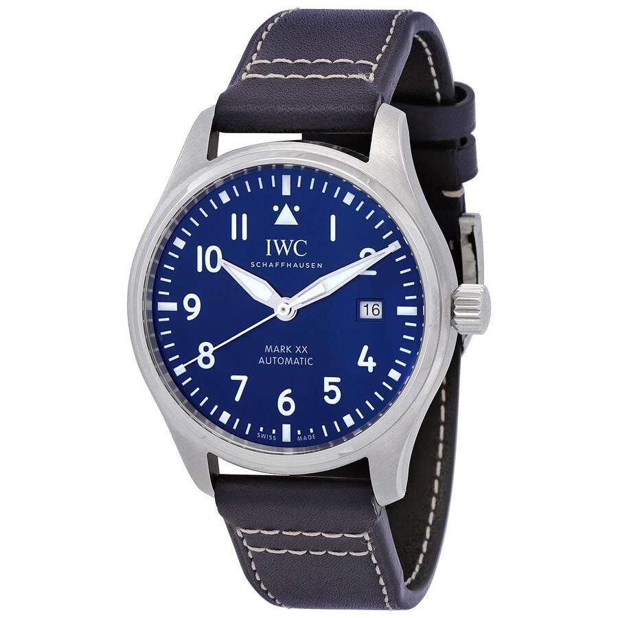 IWC Schaffhausen Mark XX Pilots Automatic Blue Dial Men
s Watch IW328203 1