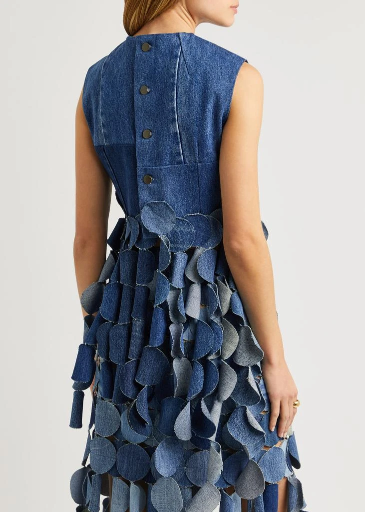 A.W.A.K.E MODE Laser-cut denim top 3