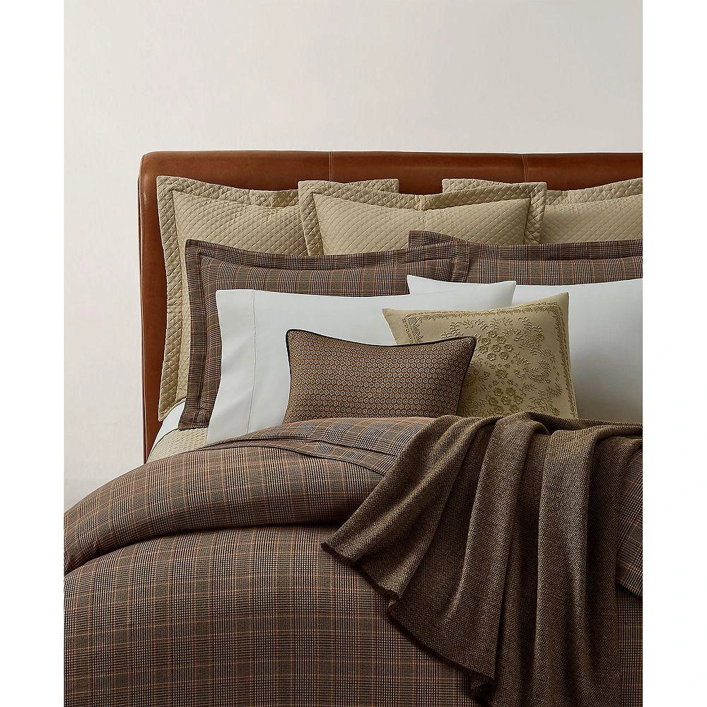Ralph Lauren Domville Heather Woven Merino wool Blanket, 54" x 72" 3