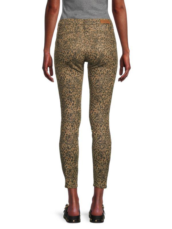 Etienne Marcel Animal Print Zip Pants