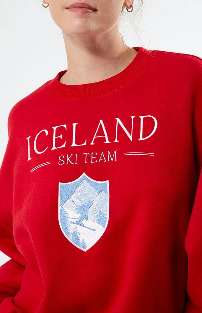 PacSun Iceland Ski Team Crew Neck Sweatshirt 4