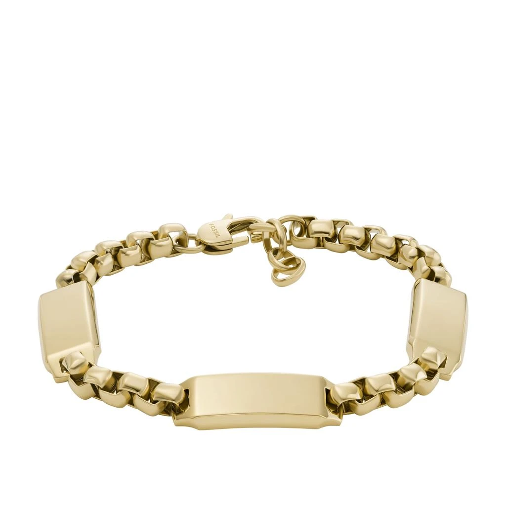 Fossil Men's Drew Gold-Tone Stainless Steel Chain Bracelet 1