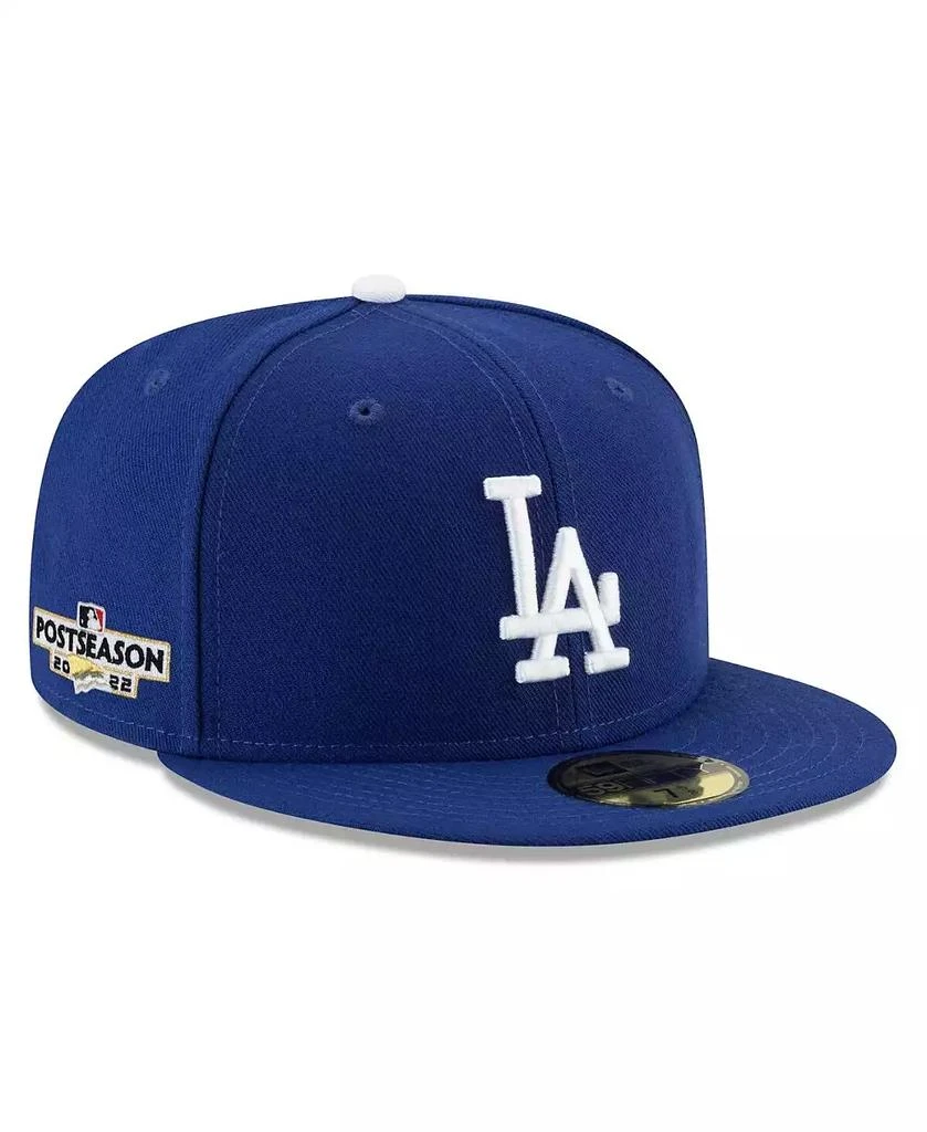 New Era Men's Royal Los Angeles Dodgers 2022 Postseason Side Patch 59FIFTY Fitted Hat 5