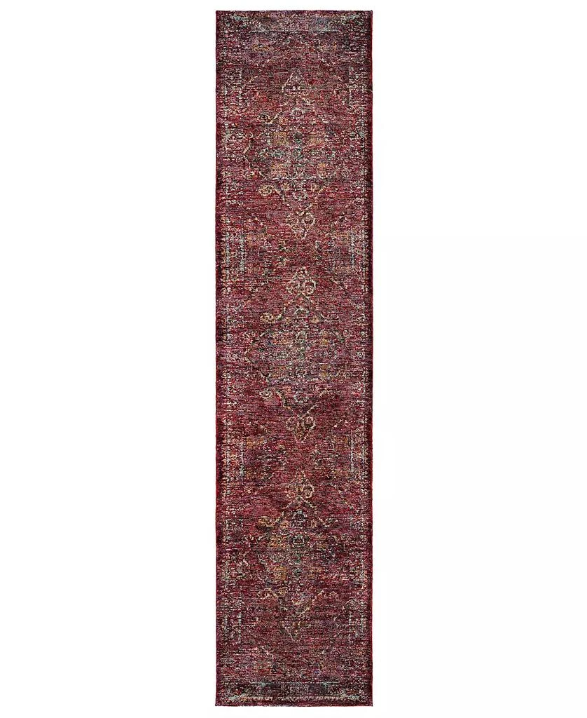 Oriental Weavers Andorra Charlemagne 2'6" x 12' Runner Rug 1