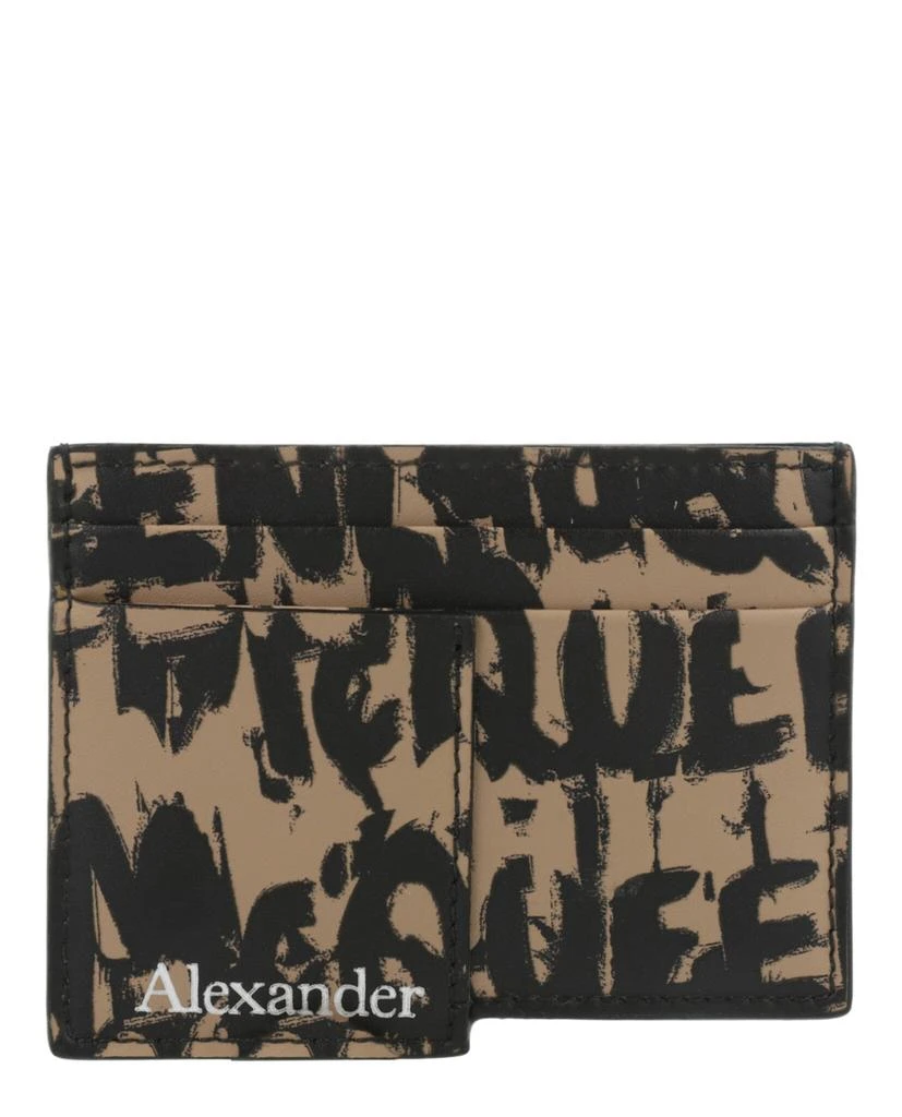 Alexander McQueen Graffiti Logo Transformer Card Holder 3