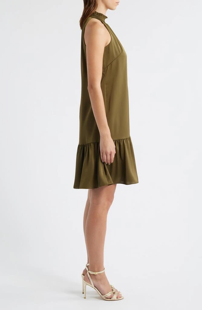 Vince Camuto Ruffle Hem Satin Dress 3