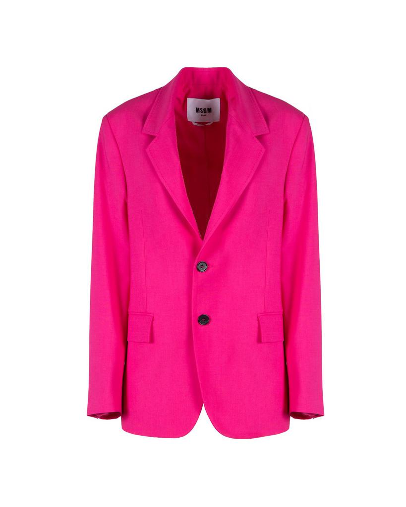 【送料&関税込】MSGM Long-sleeved Single-breasted Tailored B MSGM MSGM Long-Sleeved Long Coat - Jackets - Compare Prices