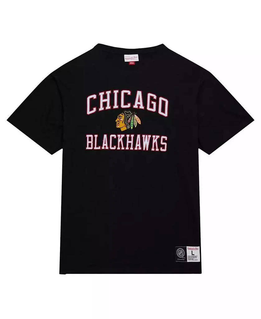 Mitchell & Ness Men's Black Chicago Blackhawks Legendary Slub T-Shirt 2