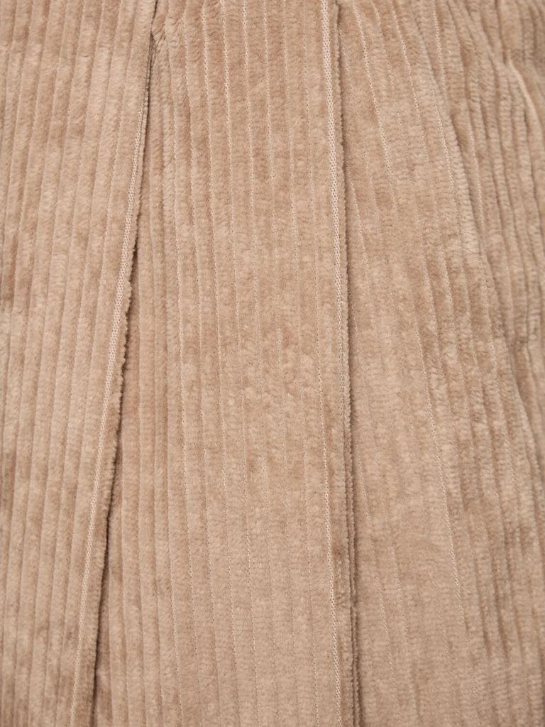 Brunello Cucinelli Seersucker Corduroy Wide Pants 4