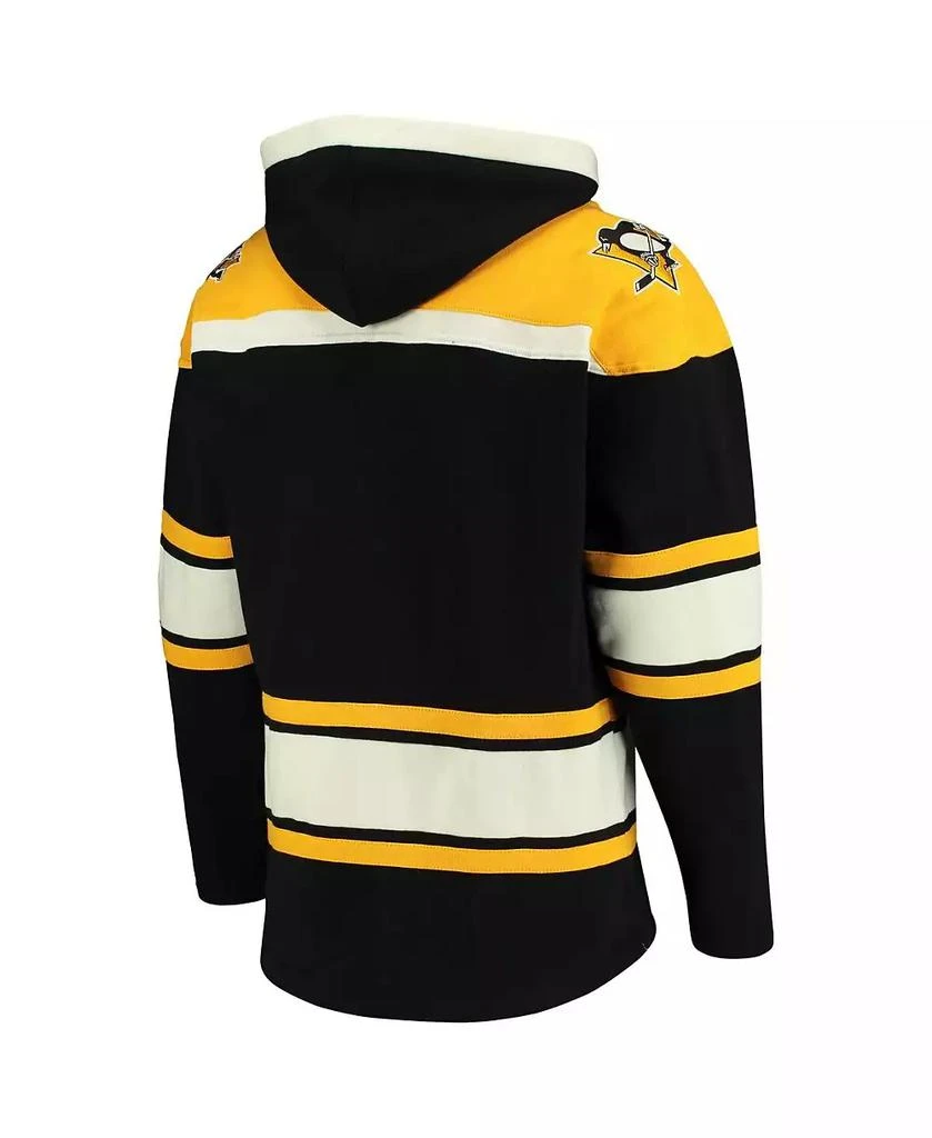 47 Brand Men's Black Pittsburgh Penguins Superior Lacer Pullover Hoodie 2