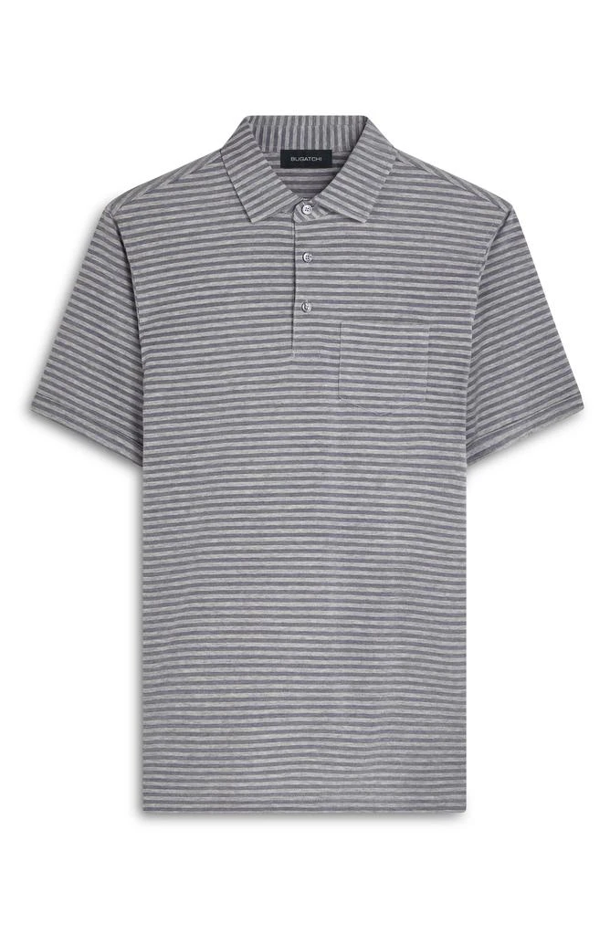 BUGATCHI Stripe Short Sleeve Cotton Polo 5