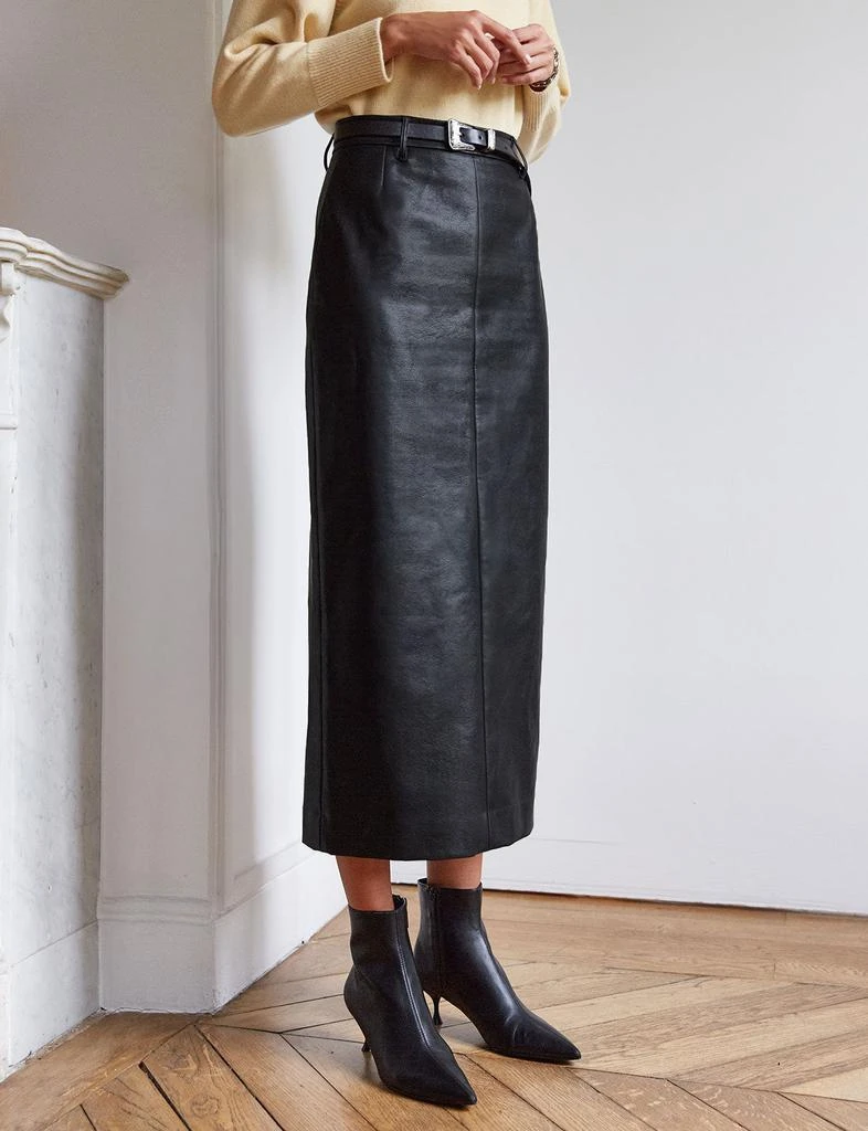 Pixie Market Yve Maxi Leather Skirt-BESTSELLER 9