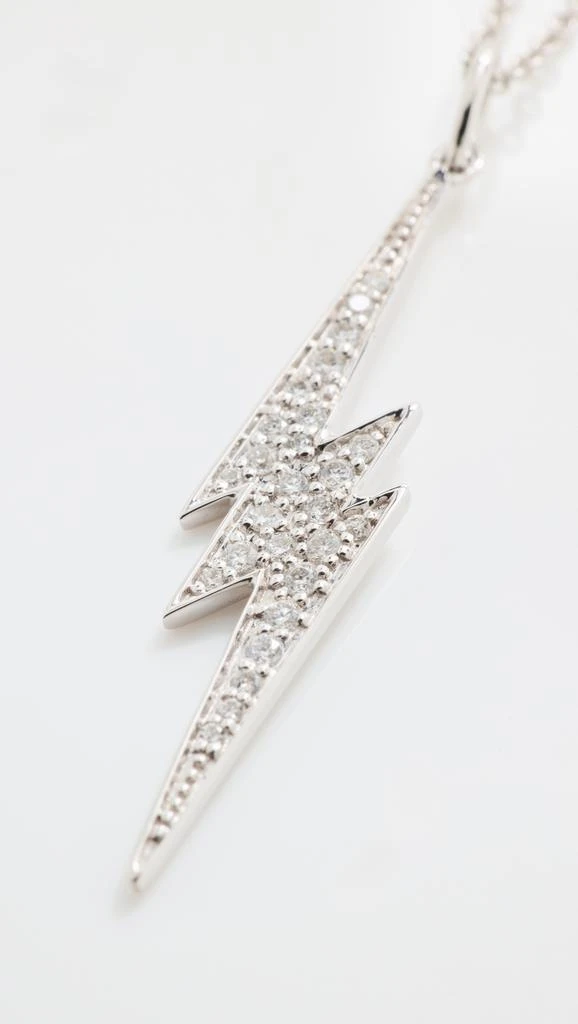 Sydney Evan 14k Large Lightning Bolt Charm Necklace 4