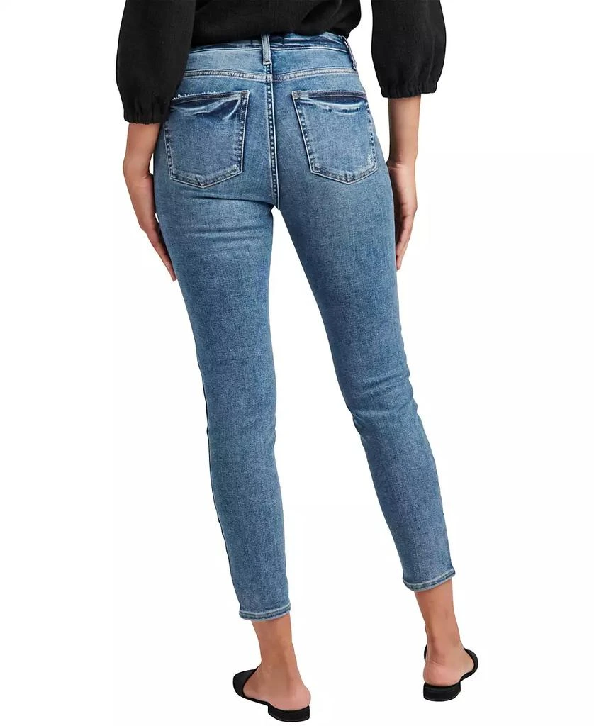 Silver Jeans Co. Women's Infinite Fit ONE SIZE FITS FOUR High Rise Skinny Jeans 11