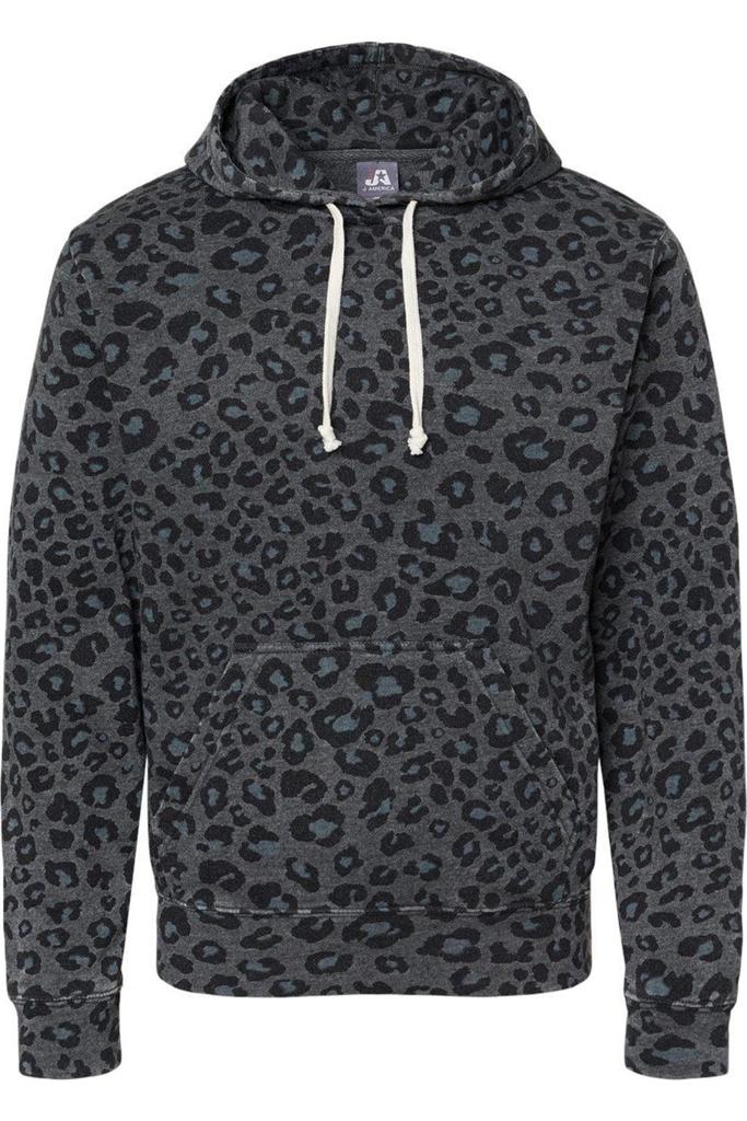 J America Triblend Fleece Hooded Sweatshirt