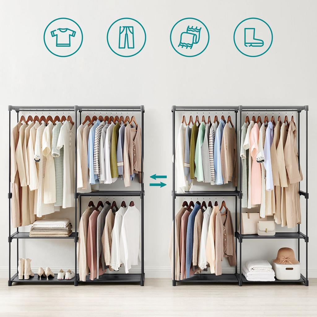 BreeBe Black Clothes Rack