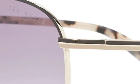Ted Baker London 57mm Full Rim Aviator Sunglasses 4