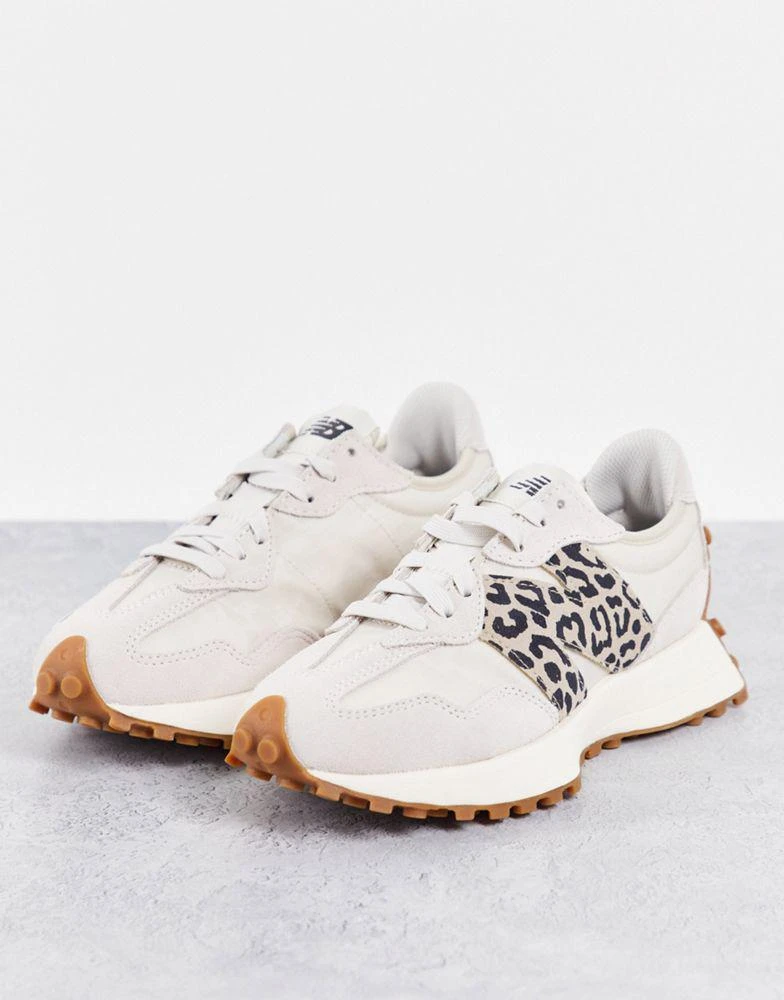 New Balance New Balance 327 animal trainers in off white and leopard 1
