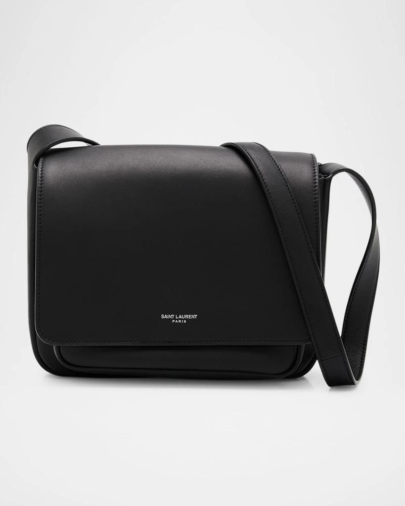 Yves Saint Laurent Men's Leather Messenger Bag 1