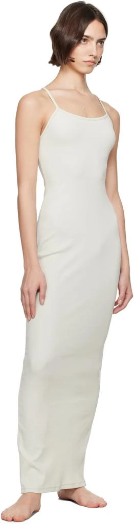 SKIMS Green Cotton Rib Long Cami Maxi Dress 4