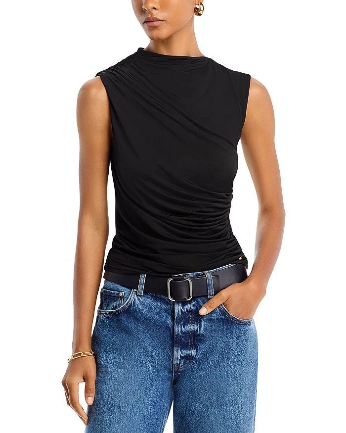 ANINE BING Lucia Ruched Top 1