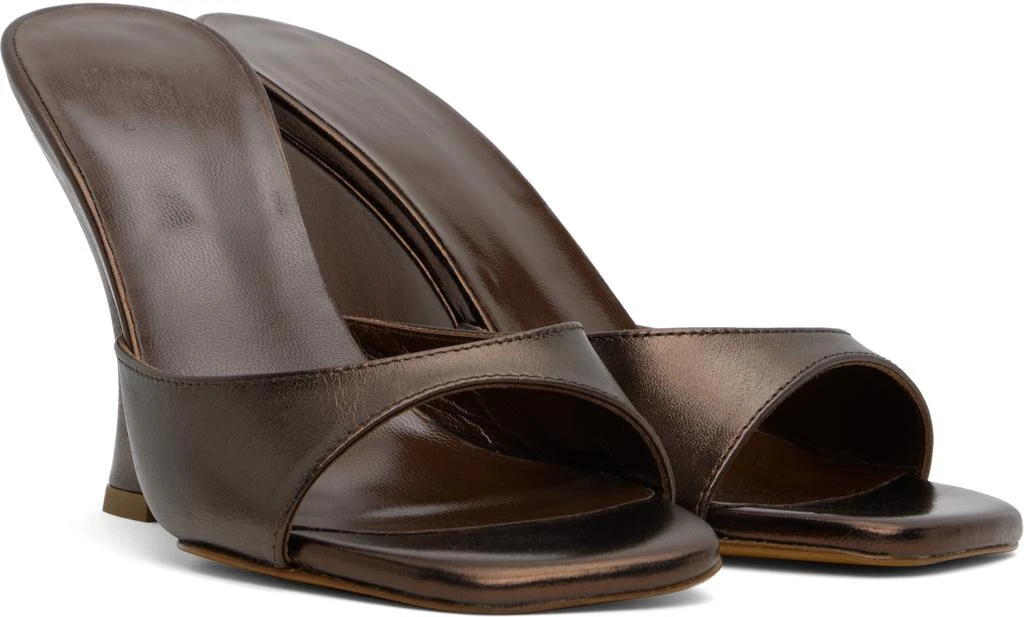 Maryam Nassir Zadeh Brown Lido Wedge Heeled Sandals 4