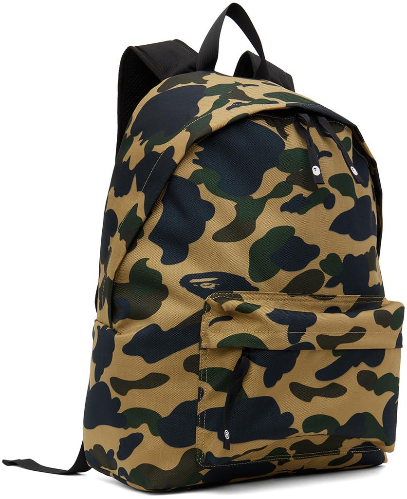BAPE Yellow 1st Camo Cordura Day Backpack