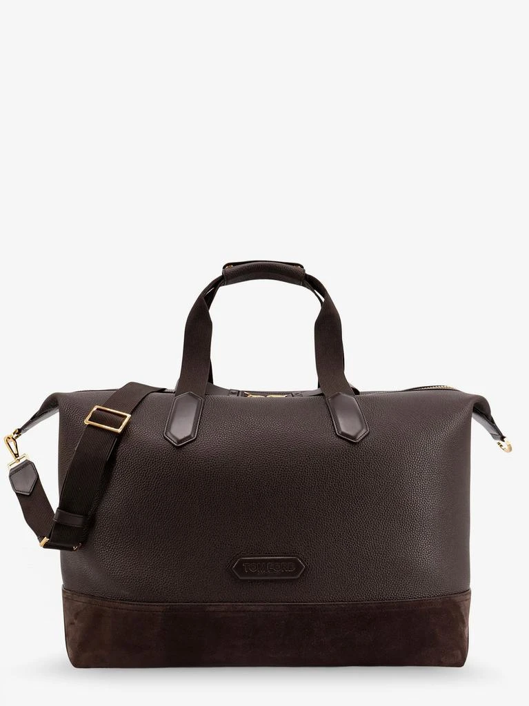 Tom Ford Leather travel bag with suede inserts 1