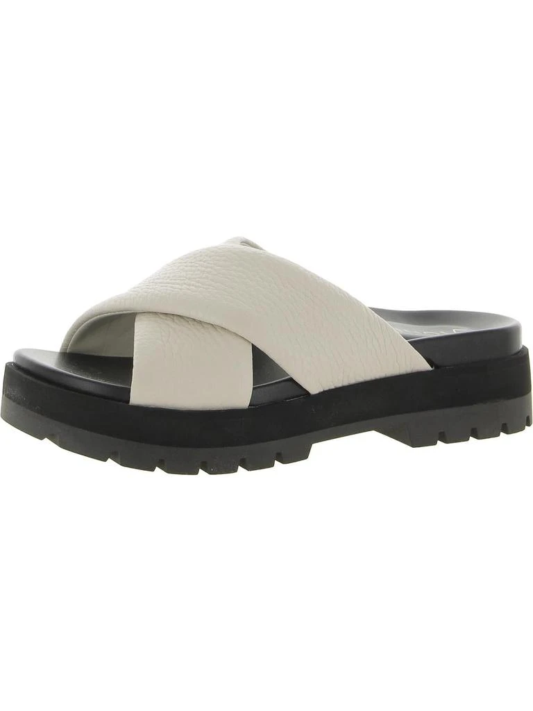 VIONIC Vesta Womens Criss-Cross Front Slip On Platform Sandals 4
