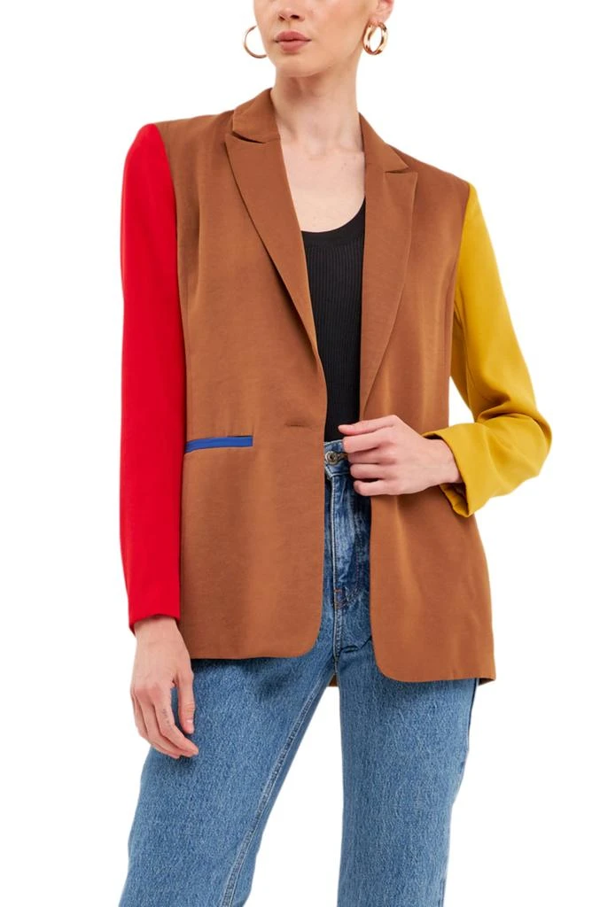 Endless Rose Colorblock Blazer 4
