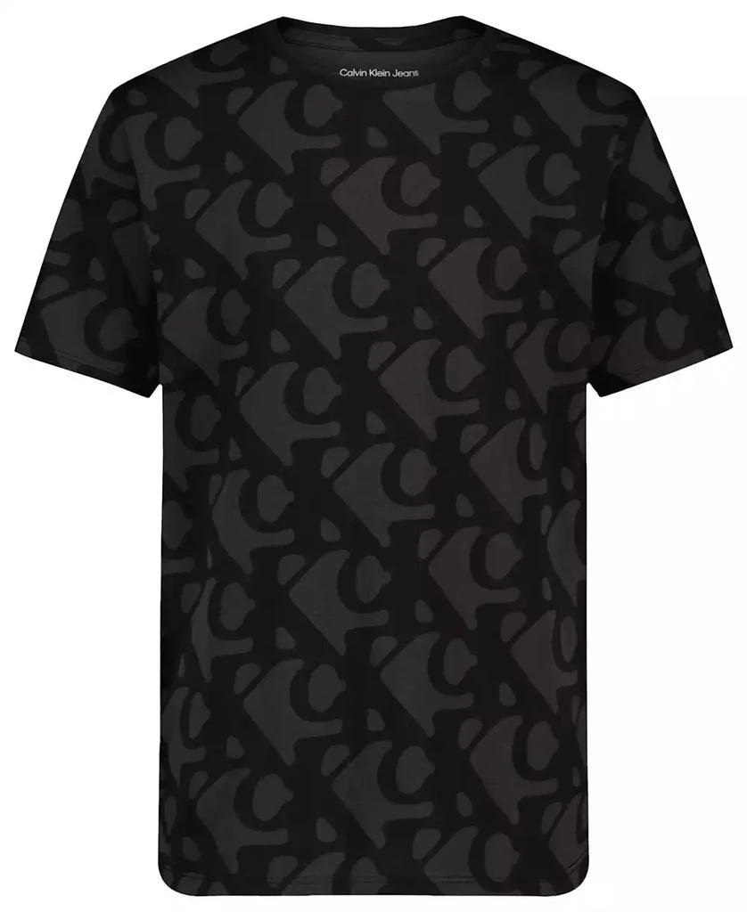 Calvin Klein Big Boys Stacked Short Sleeve T-Shirt 1