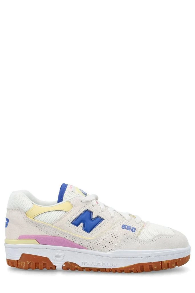 New Balance New Balance 550 Logo Patch Lace-Up Sneakers 1