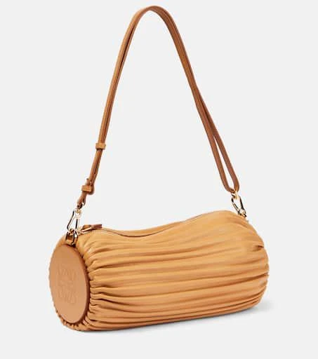 Loewe Bracelet pleated leather shoulder bag 1