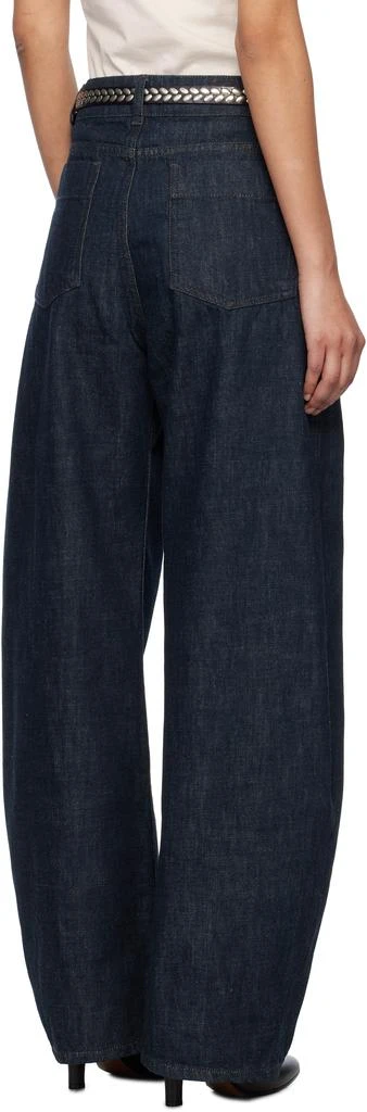 Lemaire Blue High Waisted Curved Jeans 3