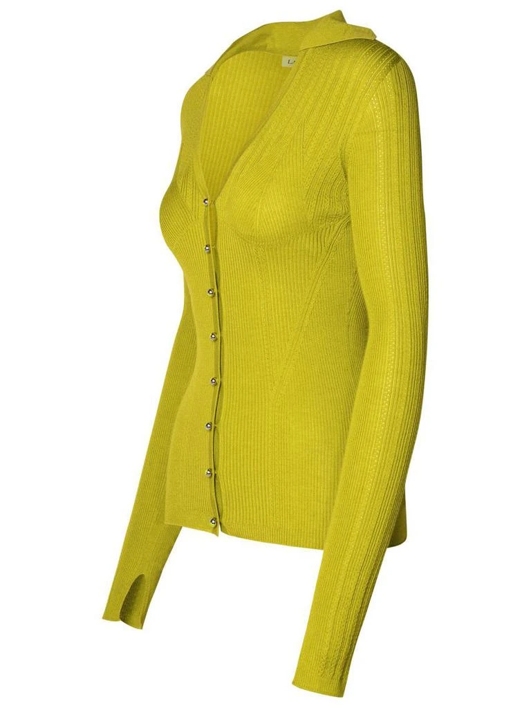 Lanvin Lanvin Green Cashmere Blend Cardigan 2