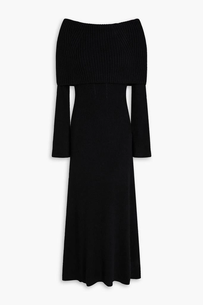 lace trim bodycon dress RUFFLED LACE TRIM, MOCK NECK BODYCON DRESS – Everything Lexis main image 1