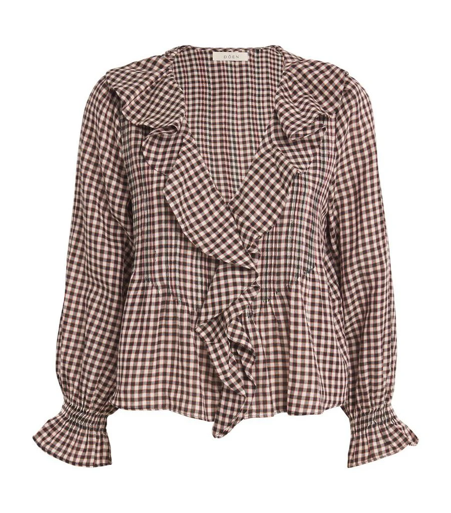 DÔEN Organic Cotton Ruffled Hardy Blouse 1