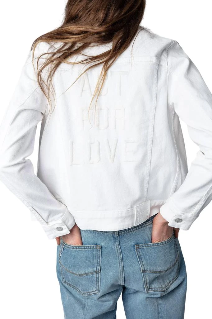 ZADIG & VOLTAIRE KIOMY ECO LOVE DENIM JACKET 3