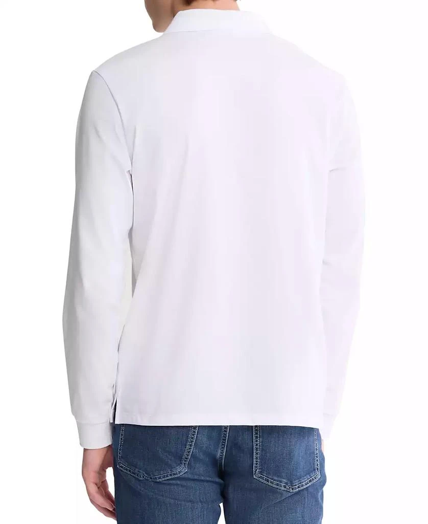 Calvin Klein Men's Smooth Cotton Long-Sleeve Polo Shirt 2