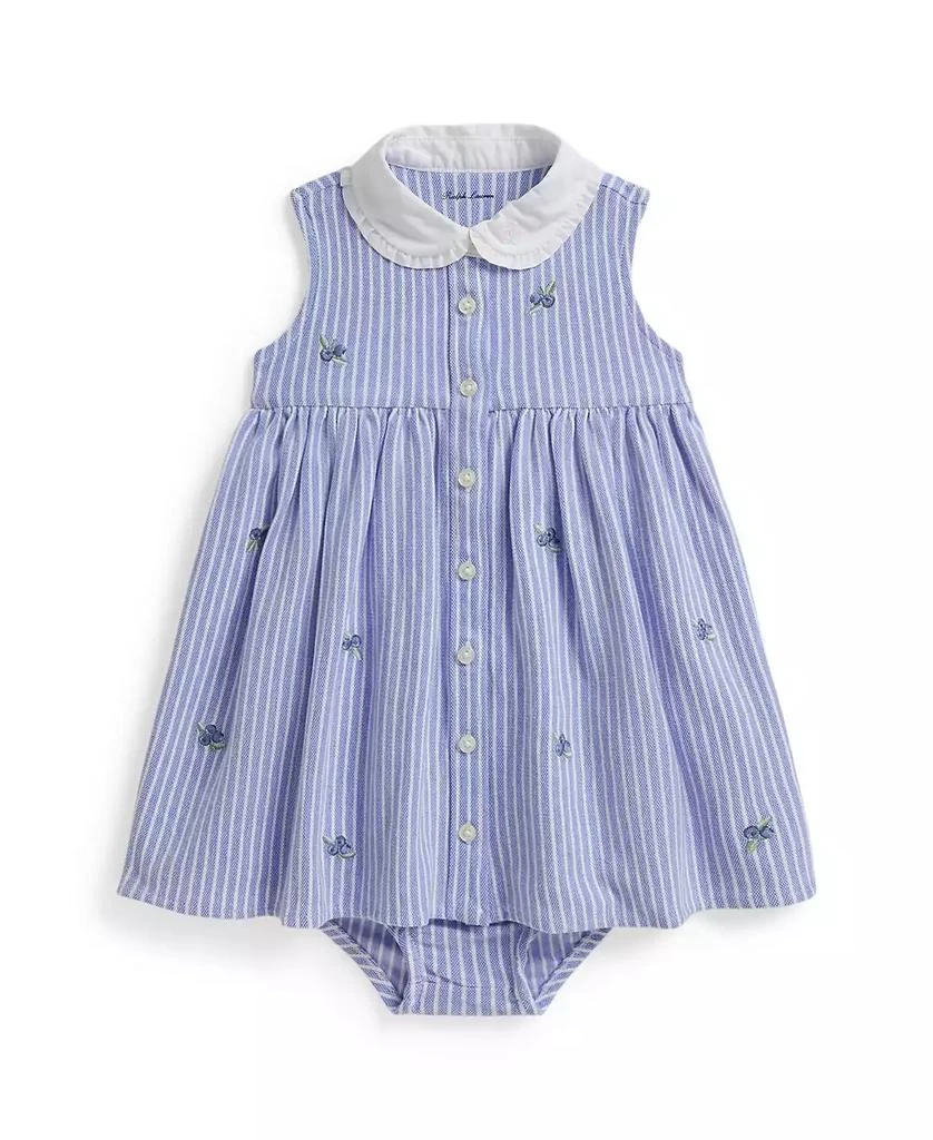 Ralph Lauren Baby Girls
 Sleeveless Dress and Bloomer, 2-Piece Set