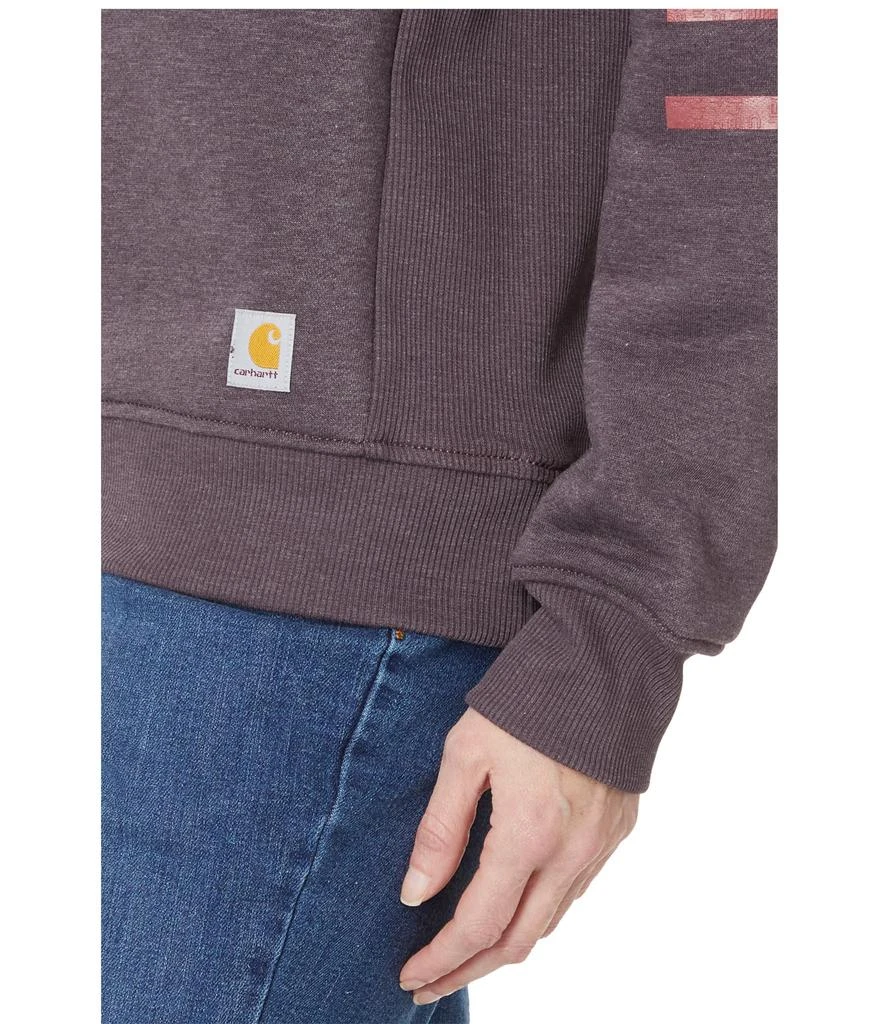 Carhartt Relaxed Fit Midweight Crew Neck Block Logo Sleeve Graphic Sweatshirt 3