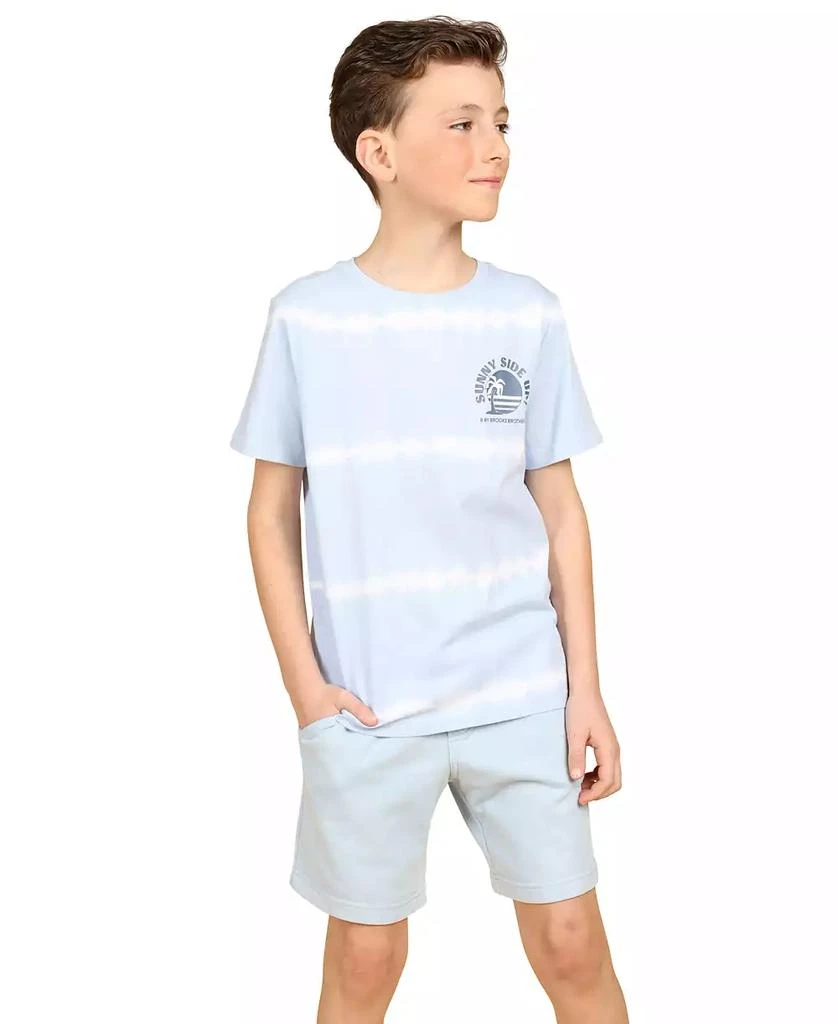 Brooks Brothers Big Boys Sunny Side Up Tie Dye Graphic T-Shirt 1