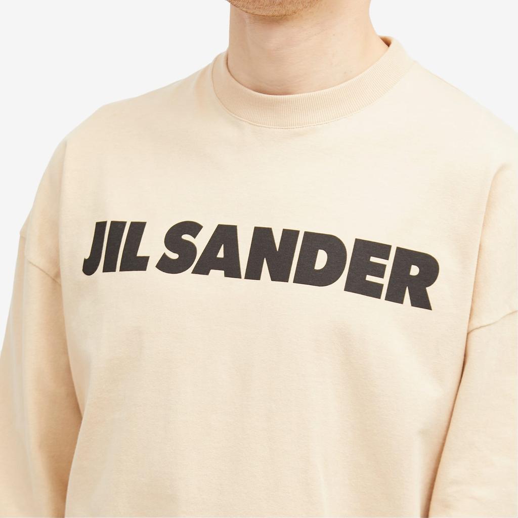 Jil Sander Jil Sander Long Sleeve Logo T-Shirt - T-Shirts