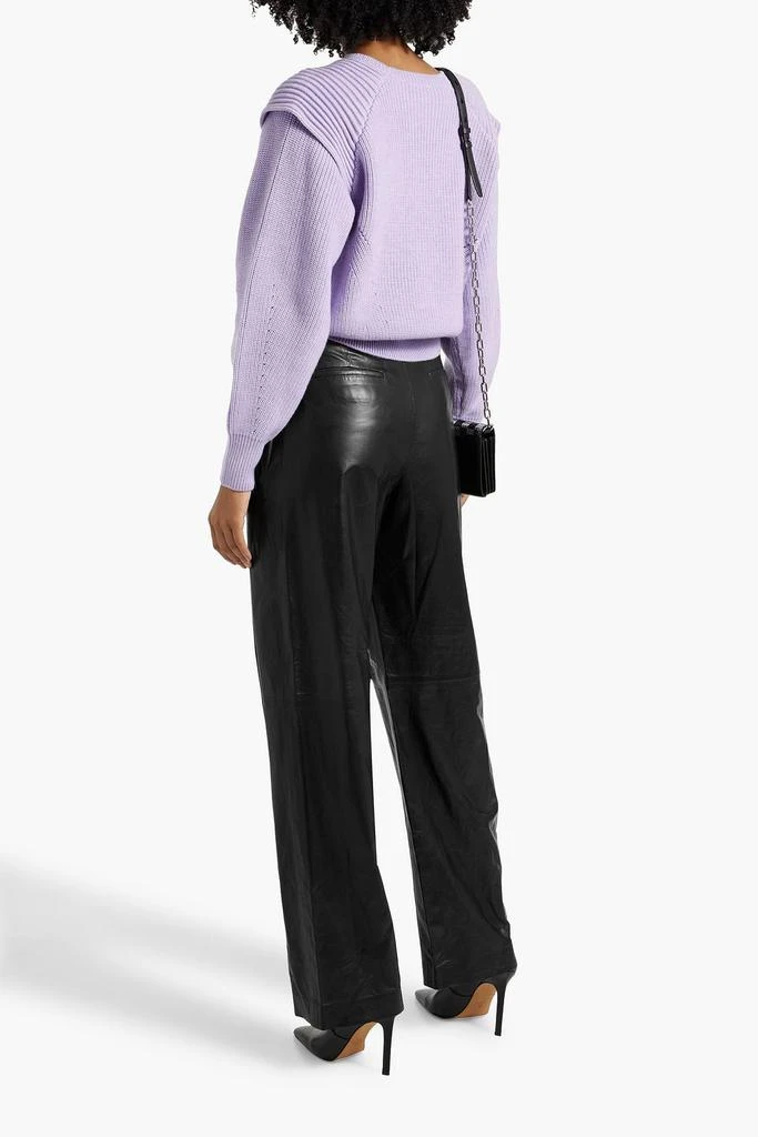 IRO Adica leather straight-leg pants 3